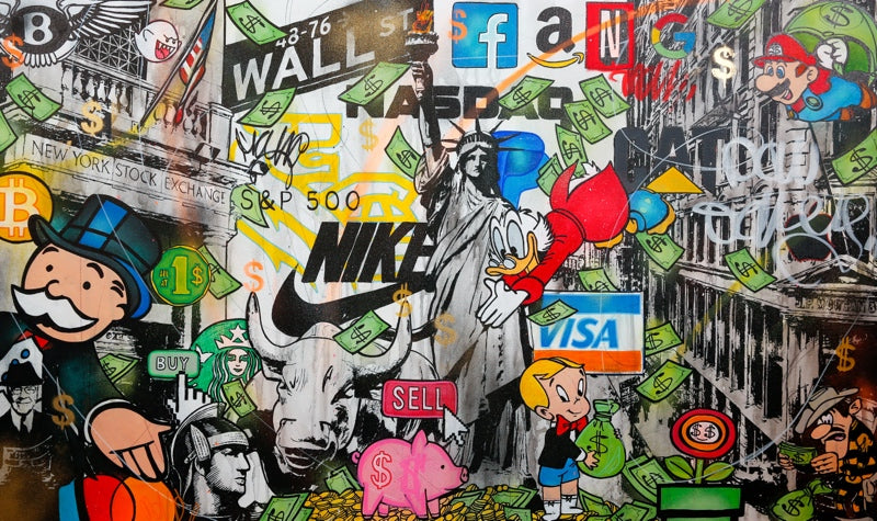 Buy and Sell! / Matte Canvas or Fine art paper / Open Edition