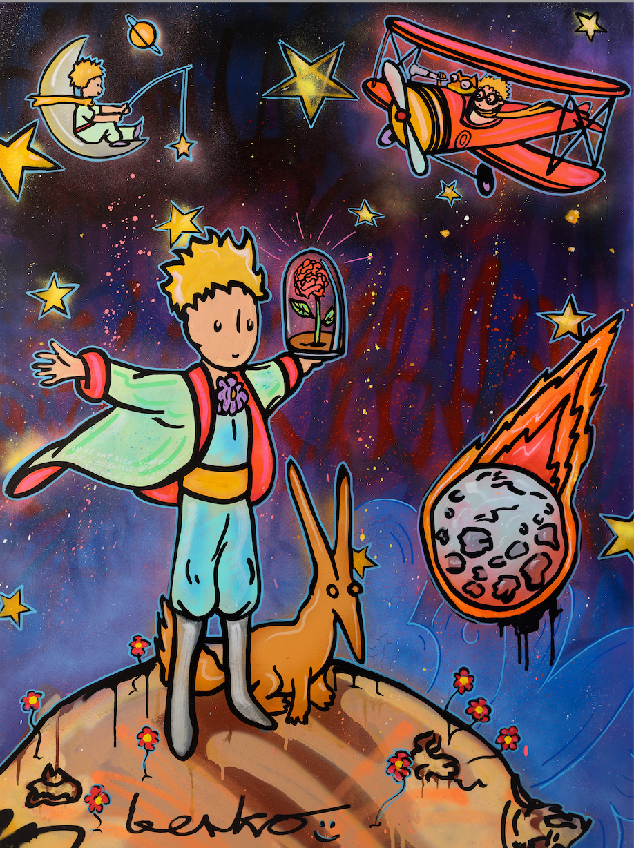 Petit Prince / Matte Canvas or Fine art paper / Open Edition