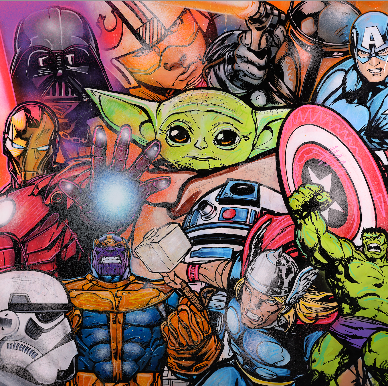Avengers / Matte Canvas or Fine art paper / Open Edition