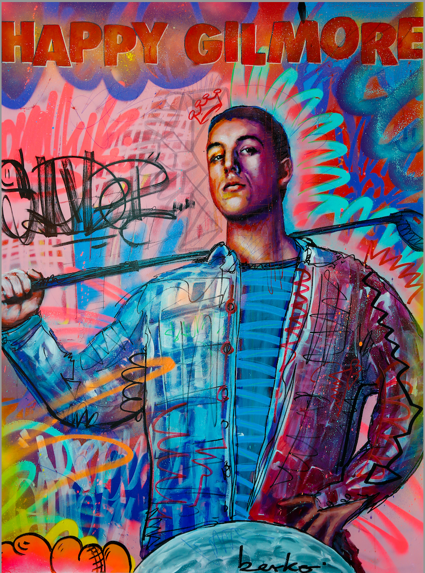 Happy Gilmore / Matte Canvas or Fine art paper / Open Edition