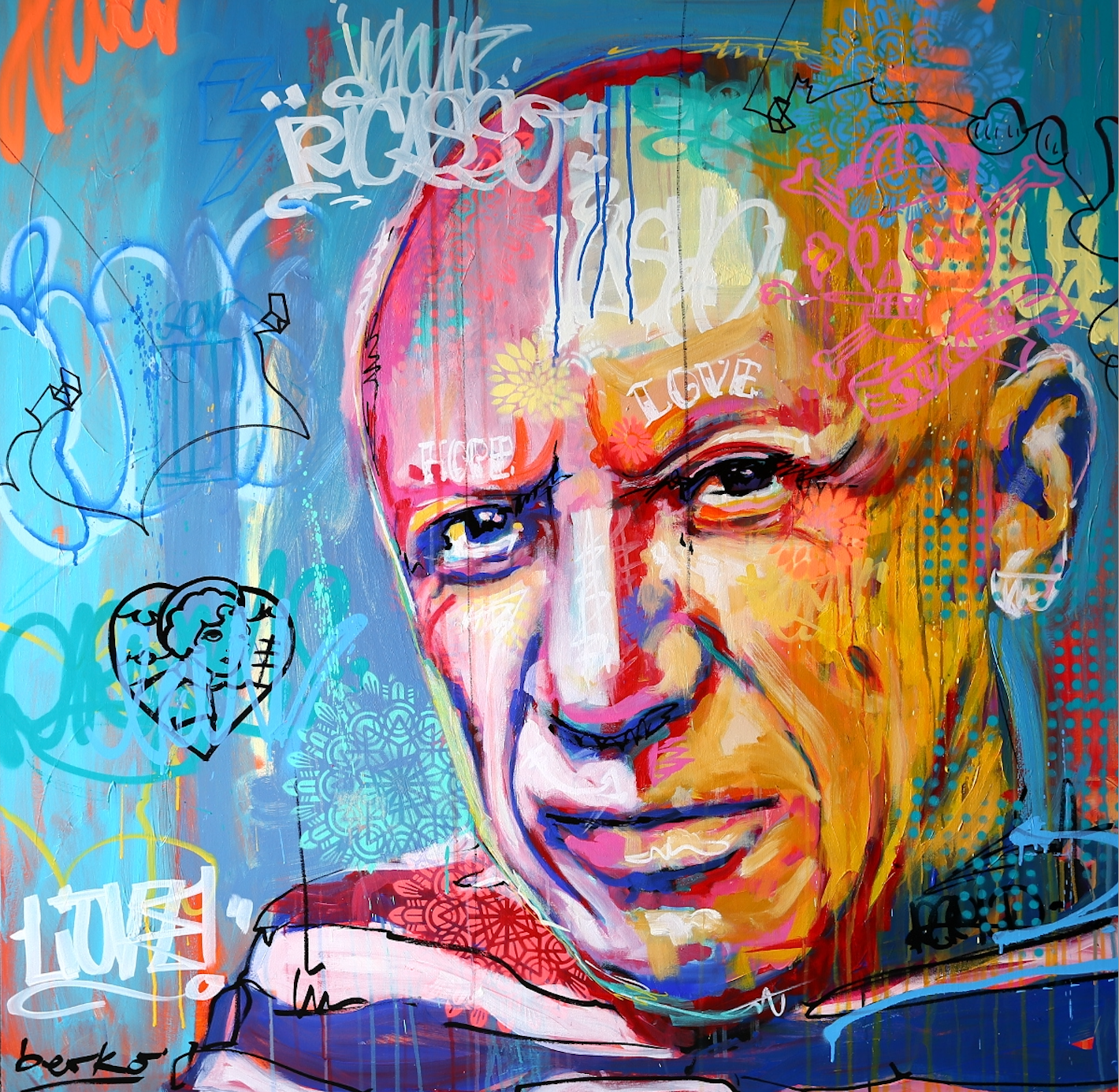 Picasso / Matte Canvas or Fine art paper / Open Edition