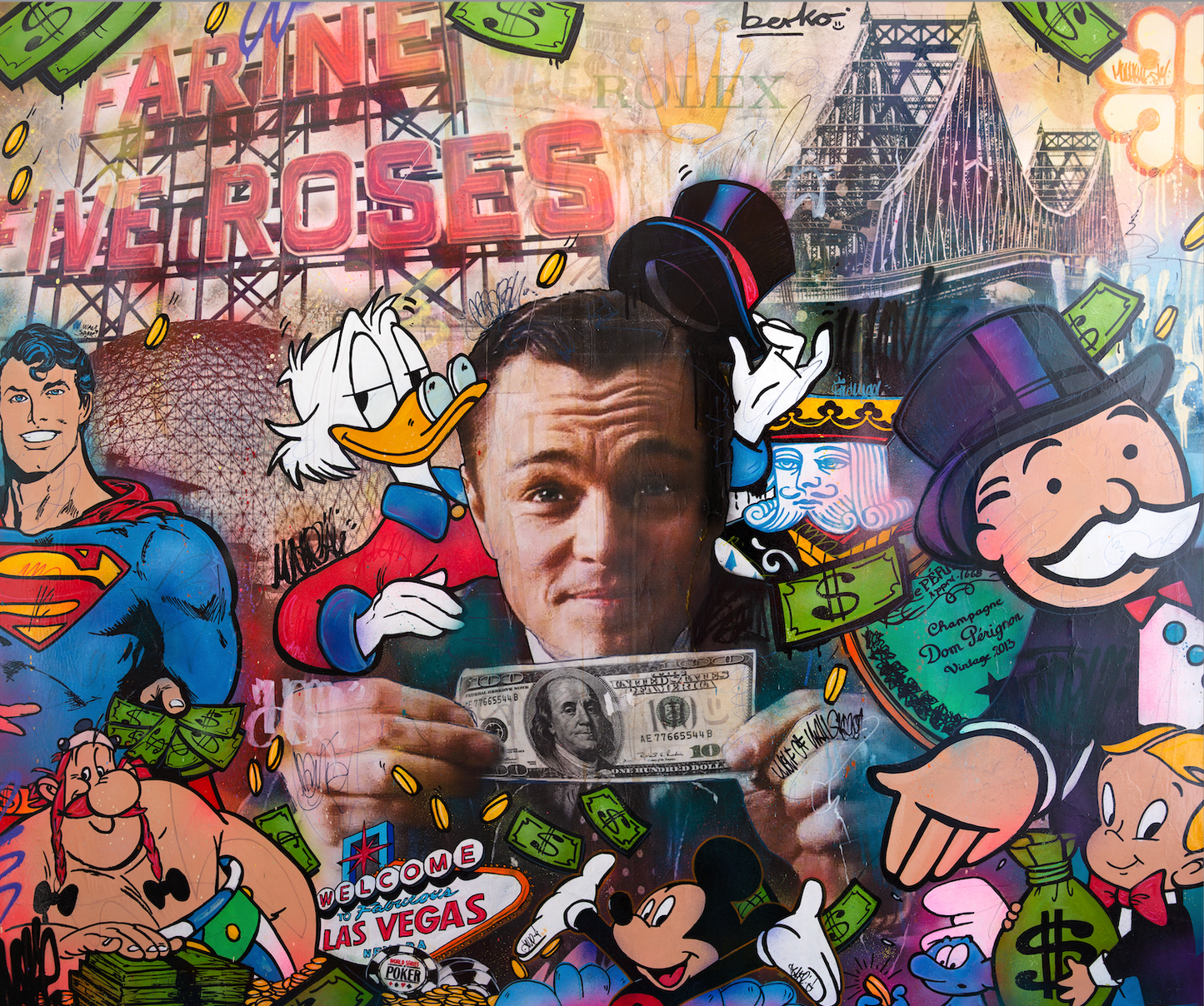 Wolf of Mtl / Matte Canvas or Fine art paper / Open Edition