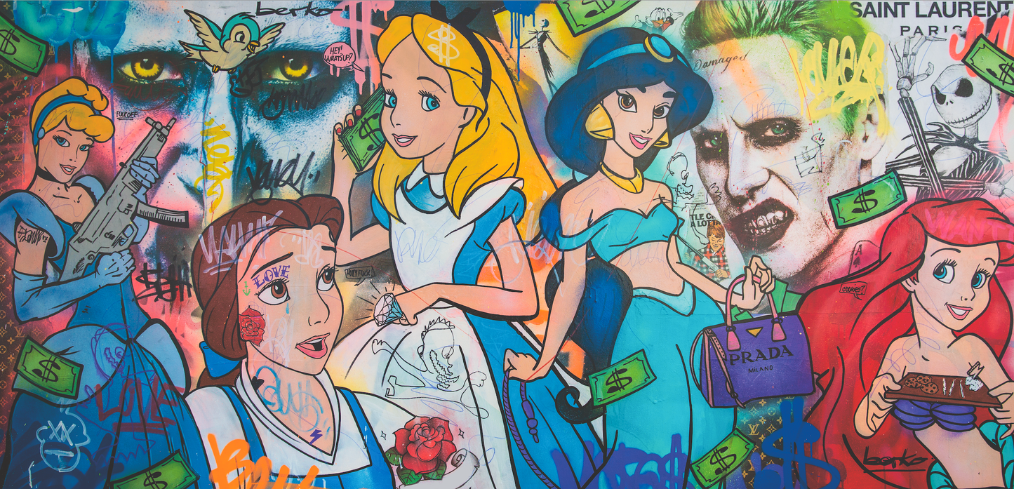 American Party / Matte Canvas or Fine art paper / Open Edition