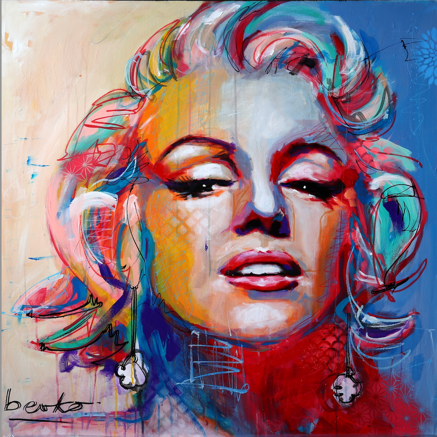 M.Monroe / Matte Canvas or Fine art paper / Open Edition