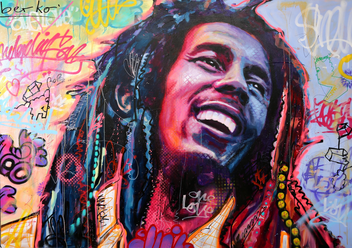 Bob Marley / Matte Canvas or Fine art paper / Open Edition