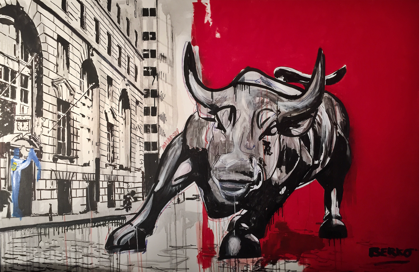 Bull / Matte Canvas or Fine art paper / Open Edition