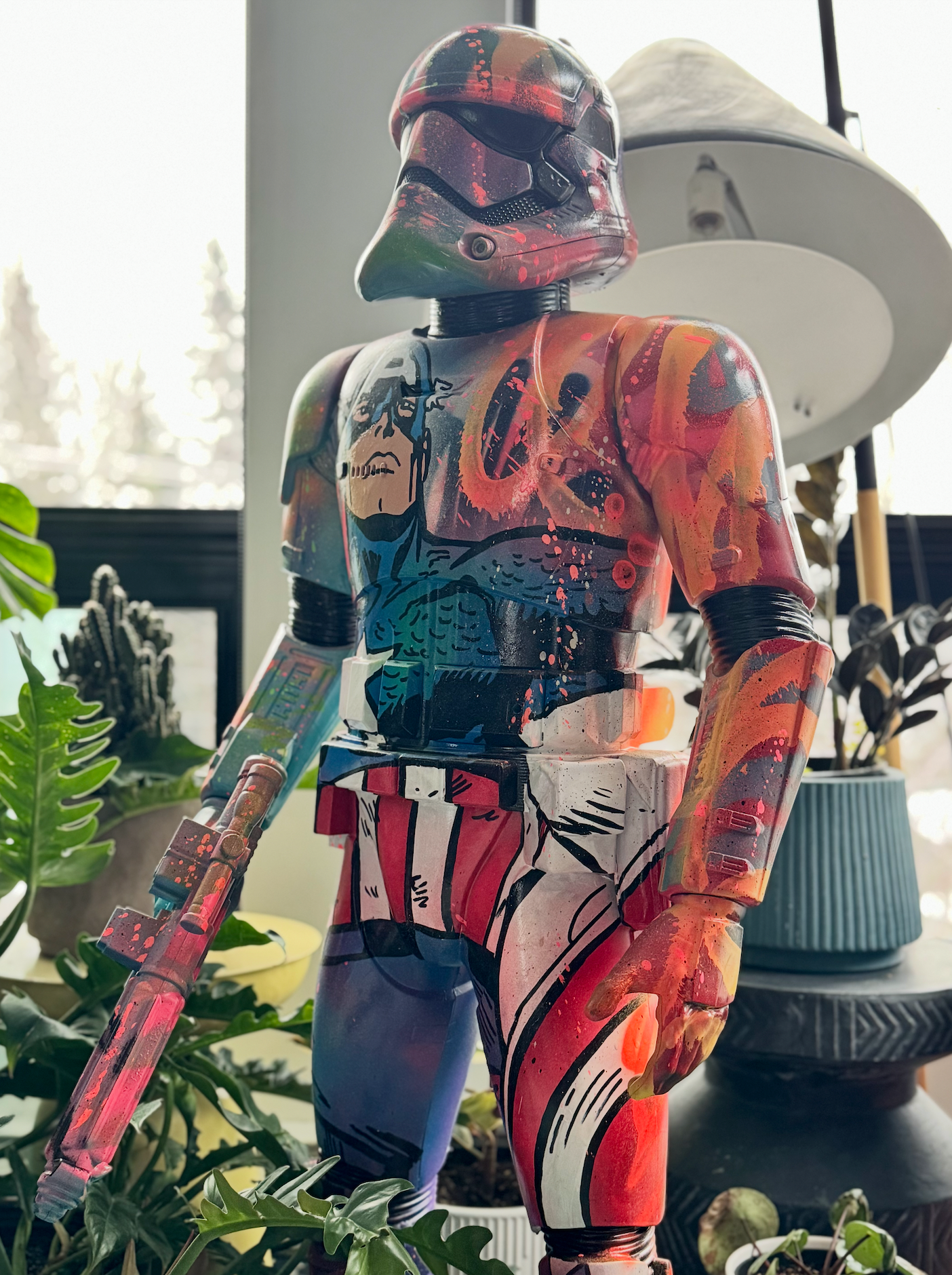 Stormtrooper / 48 inches / Hand painted