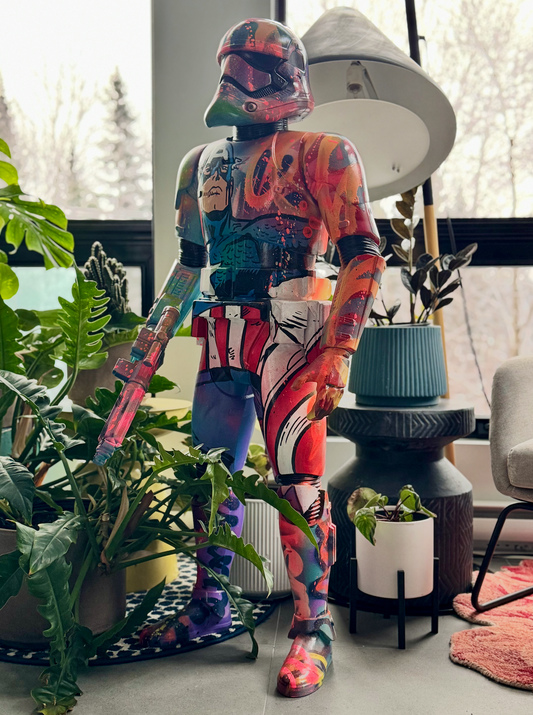 Stormtrooper / 48 inches / Hand painted