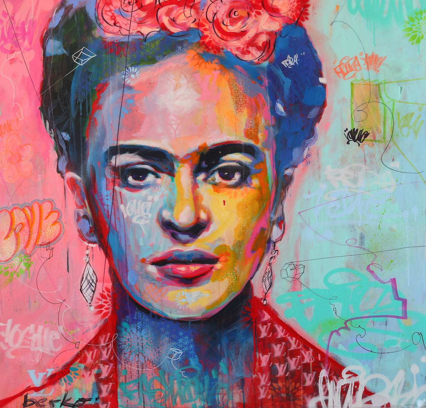 Frida / Matte Canvas or Fine art paper / Open Edition