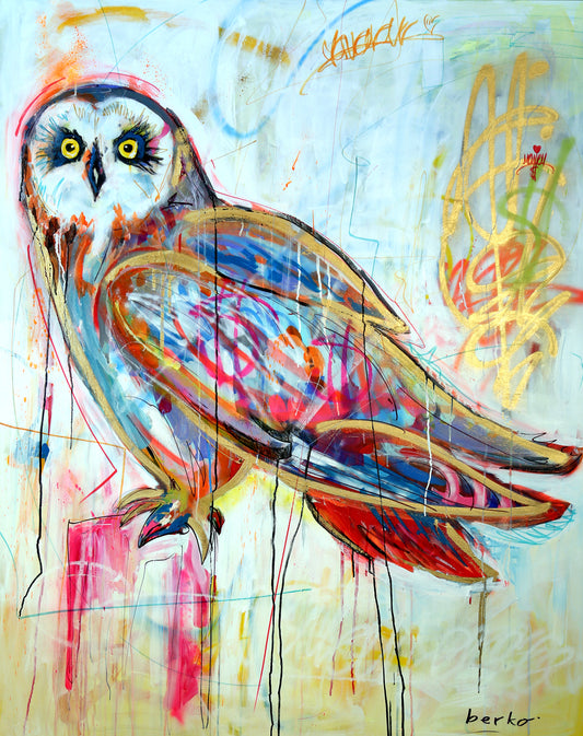 Owl / 24 X 30 / Fine art paper / Open Edition