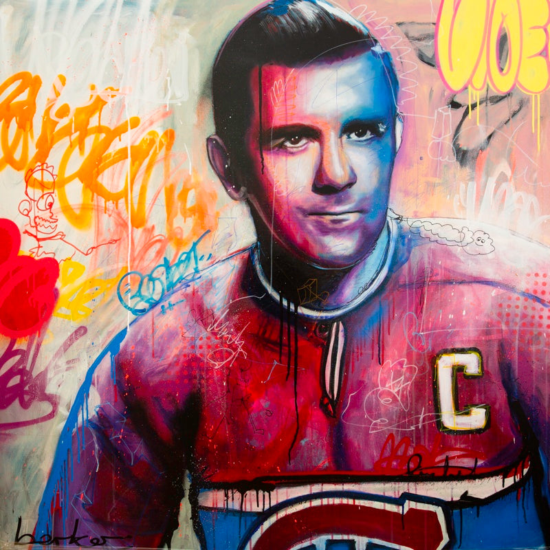 Maurice Richard / Matte Canvas or Fine art paper / Open Edition