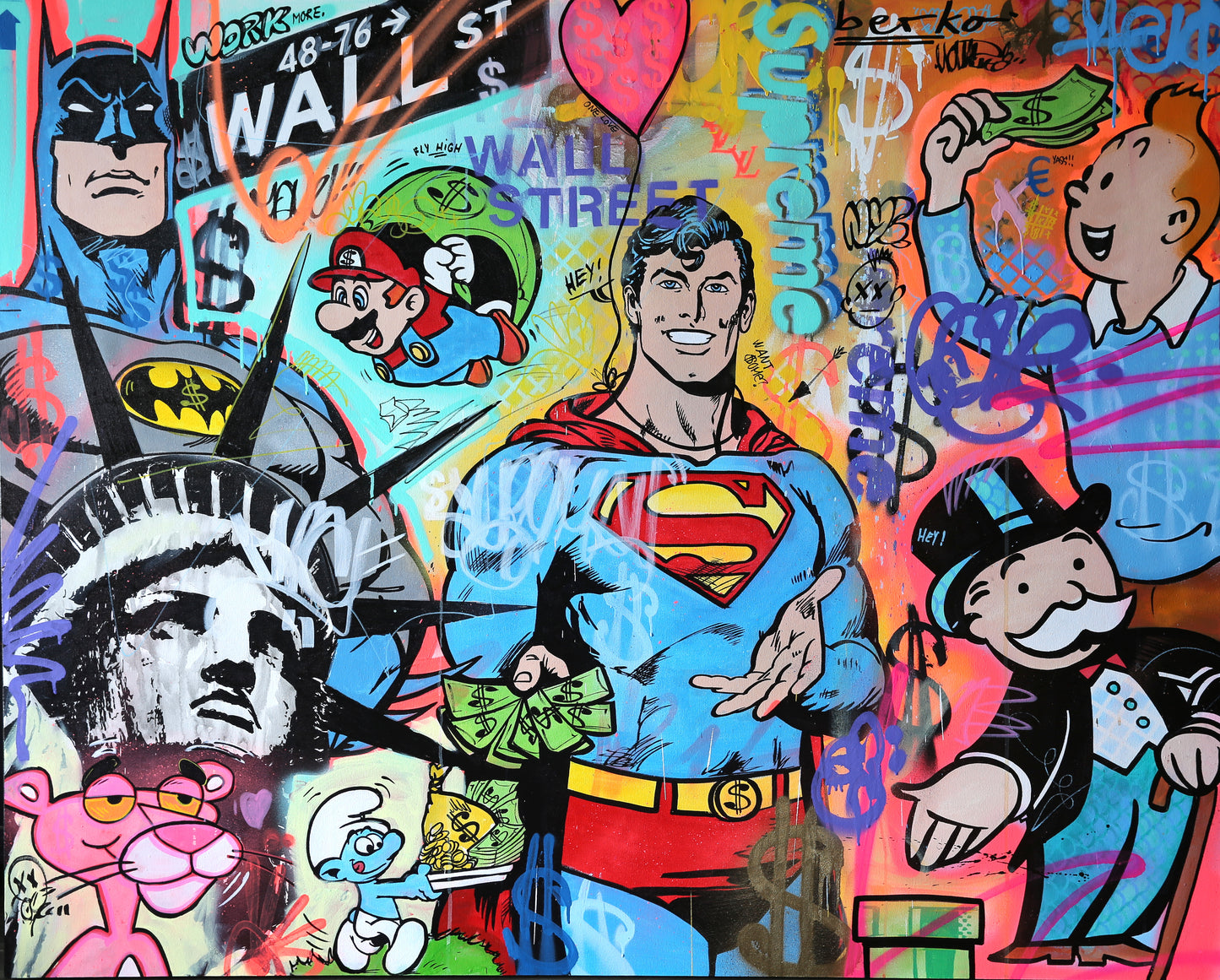 Another day in Wall Street / Matte Canvas or Fine art paper / Open Edition