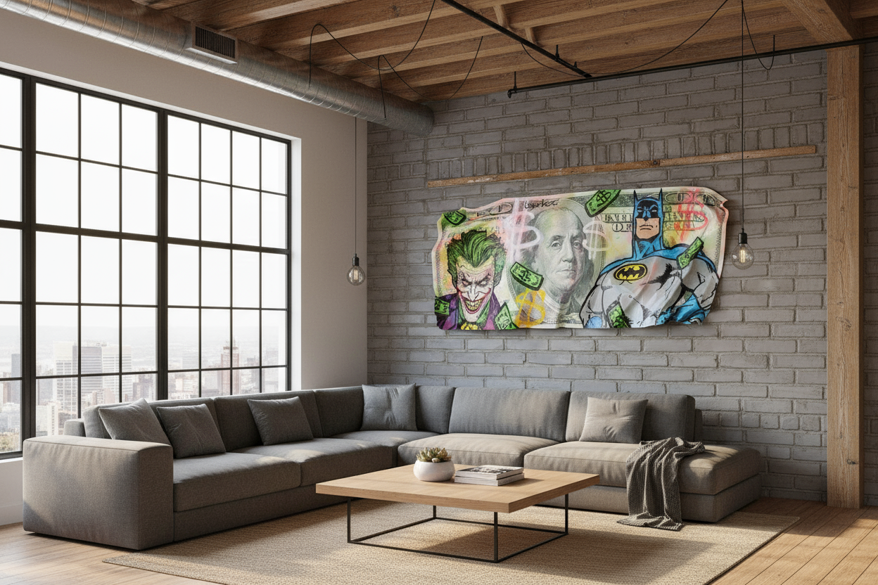 American 100$ bill / 26 X 60 inches