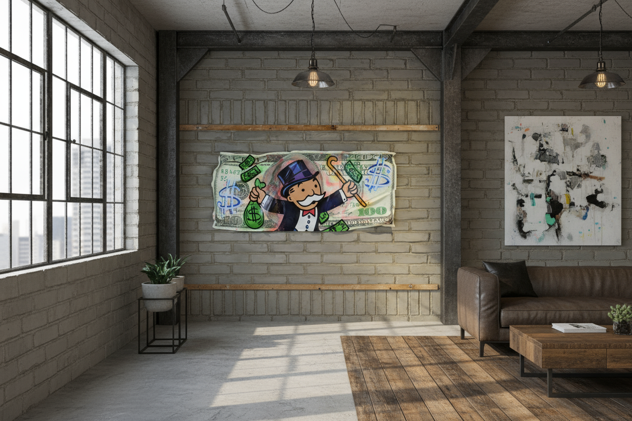 American 100$ bill / 21 X 48 inches