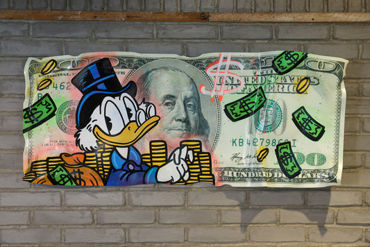 American 100$ bill / 21 X 48 inches