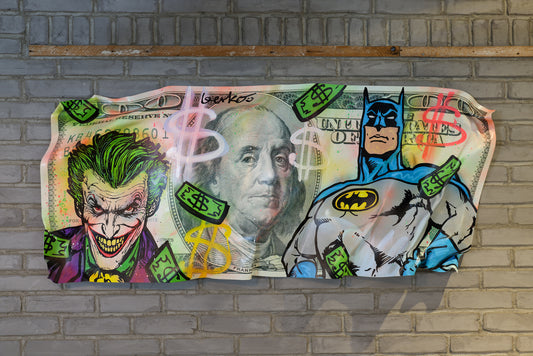 American 100$ bill / 26 X 60 inches