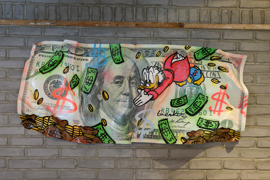 American 100$ bill / 26 X 60 inches
