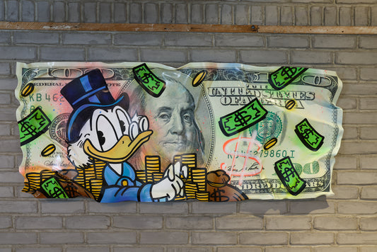 American 100$ bill / 26 X 60 inches