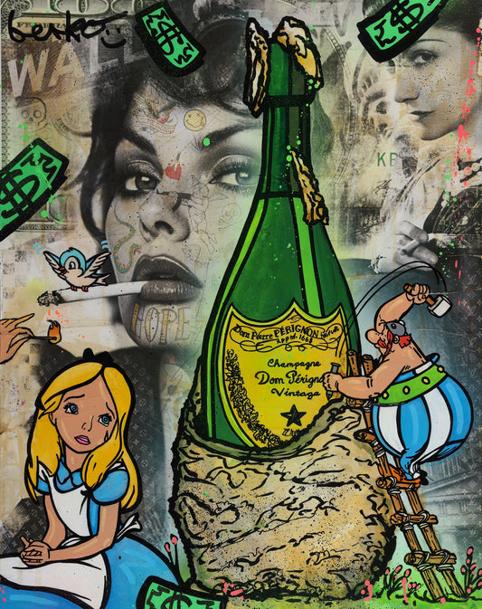 ORIGINAL painting / Sculpting!  /  24 X 30 inches