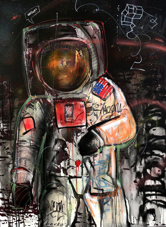 To the moon / 24 X 32 / Fine art paper / Open Edition