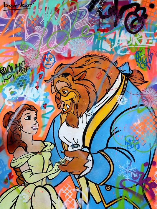 Beauty and the beast / 24 X 36 / Fine art paper / Open Edition