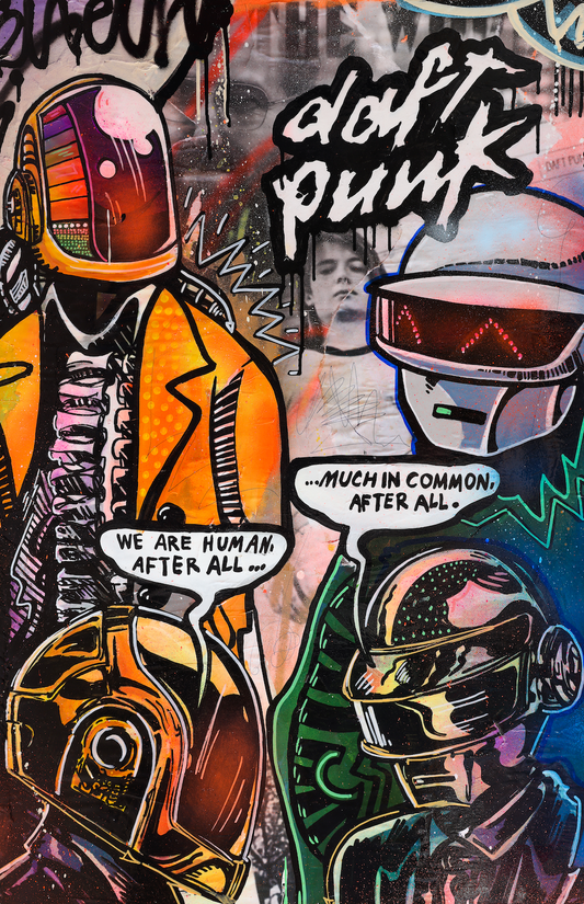 Daft Punk / 24 X 36 inches / Fine art paper / Open Edition