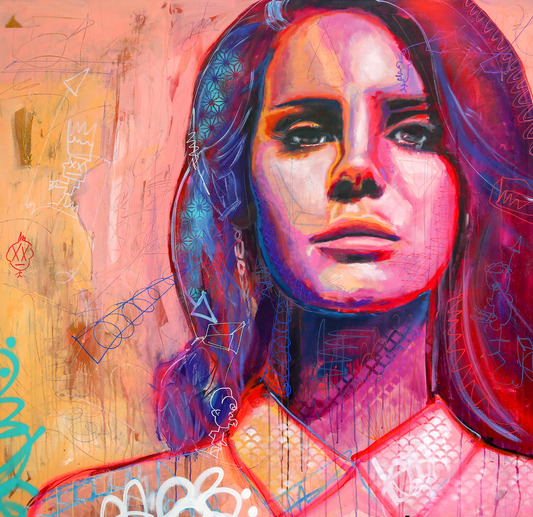Lana Del Rey / 24 X 24 / Fine art paper / Open Edition