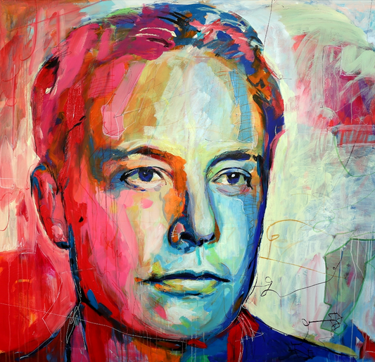 Elon Musk / 24 X 24 Fine art paper / Open Edition