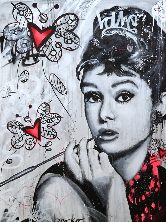 Audrey Hepburn / 24 X 32 / Fine art paper / Open Edition