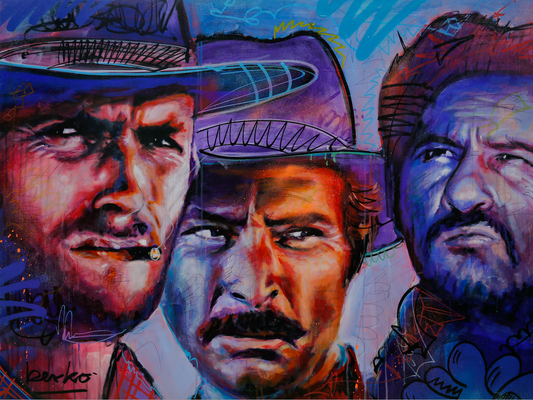 Good, Bad & Ugly / 28 X 38 / Matte Canvas or Fine art paper / Open Edition