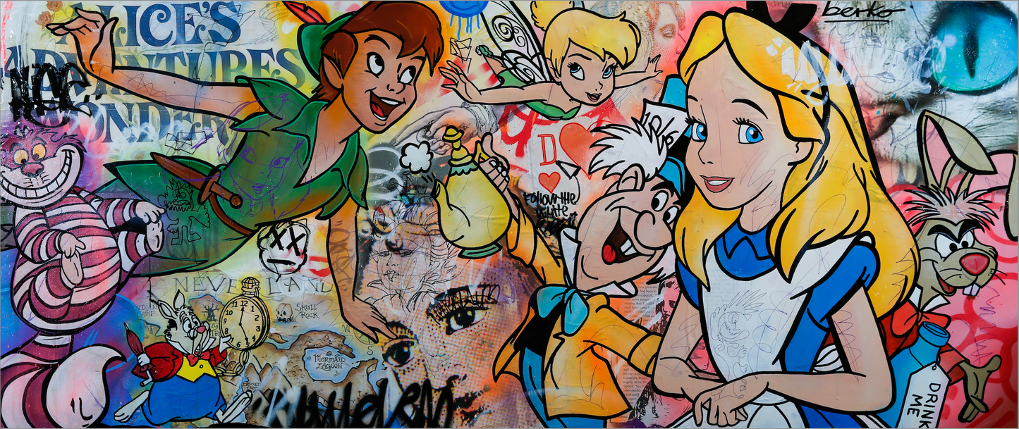 Wonderland / 16 X 38 / Matte Canvas or Fine art paper / Open Edition