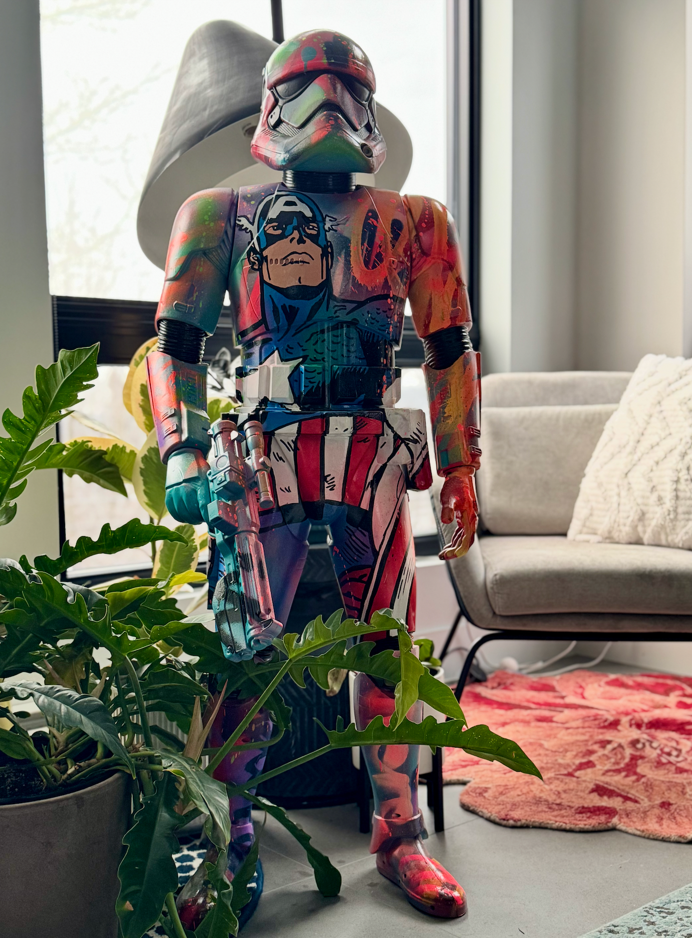 Stormtrooper / 48 inches / Hand painted
