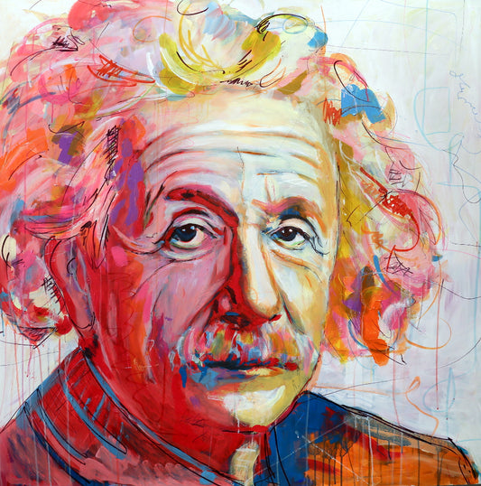 Einstein / 24 X 24 / Fine art paper / Open Edition