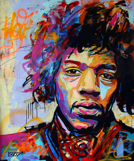 Jimi Hendrix / 24 X 30 / Fine art paper / Open Edition