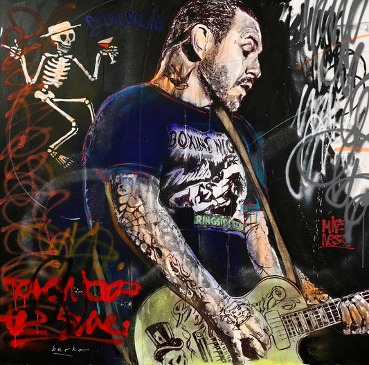 Mike Ness / 24 X 24 / Fine art paper / Open Edition